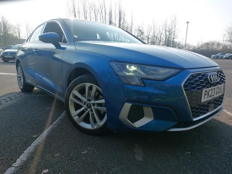 Used Audi A3 Sport 110 HP (80 kW) 2023 Blue Sedan
