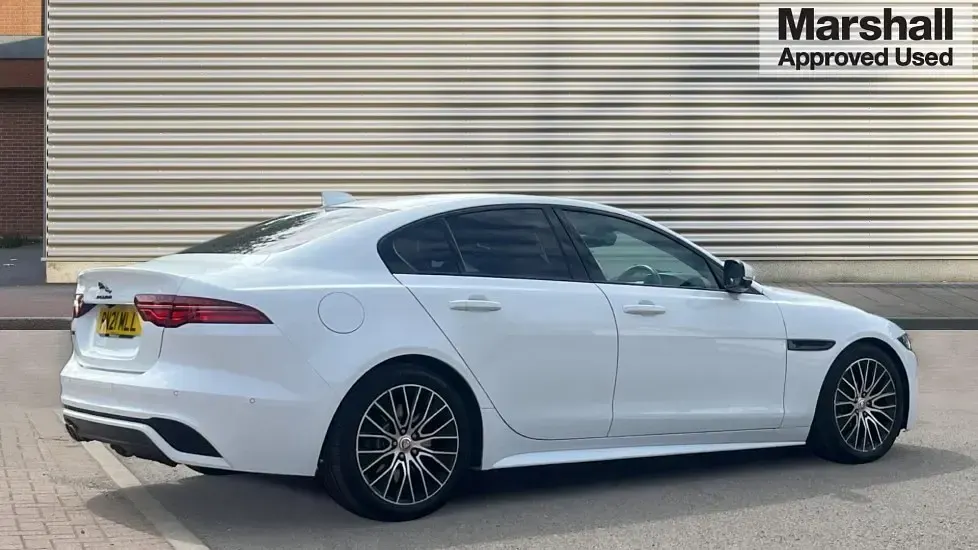 Used Jaguar XE R-Dynamic 204 HP (150 kW) 2021 Fuji white Sedan