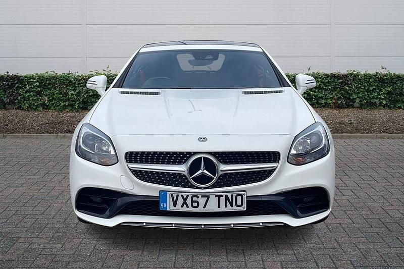 Used Mercedes SLC200 AMG line 2017 White Cabriolet