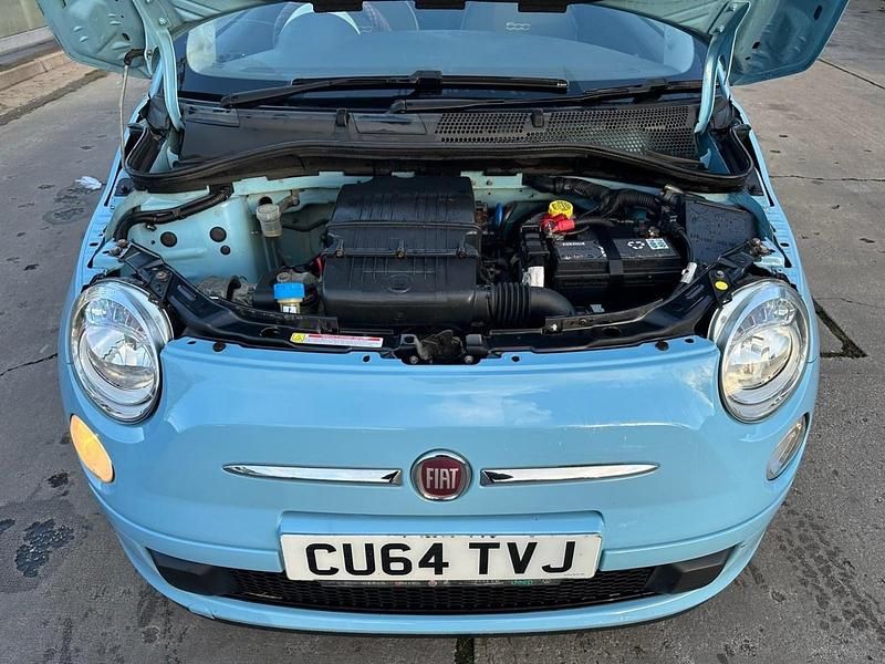Used Fiat 500 Pop 69 HP (50 kW) 2015 Blue Hatchback