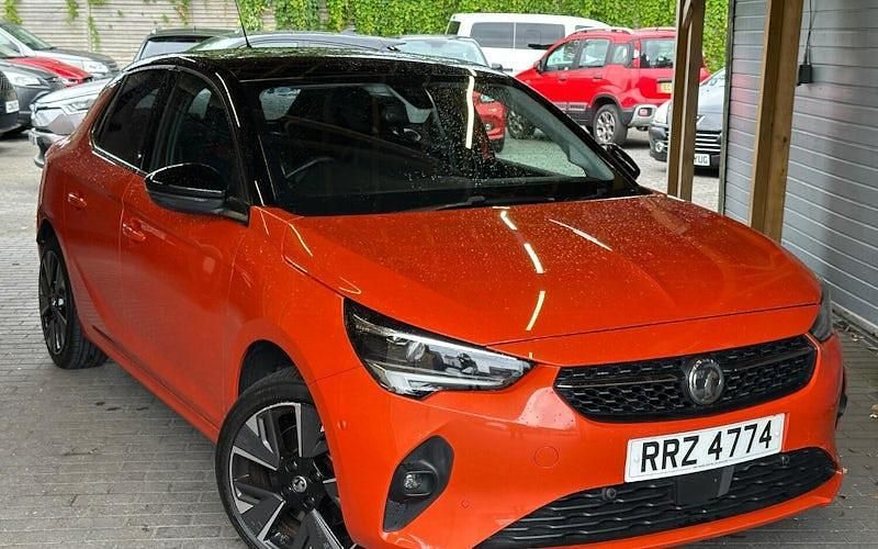 Used Vauxhall Corsa-e Elite 100 kW (136 HP) 2020 Orange Hatchback