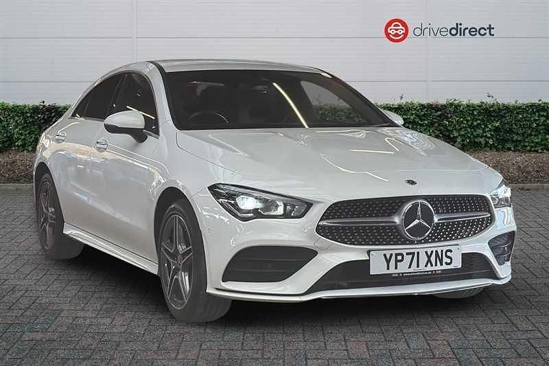 Used Mercedes CLA250e AMG Line Premium 2021 White Sedan