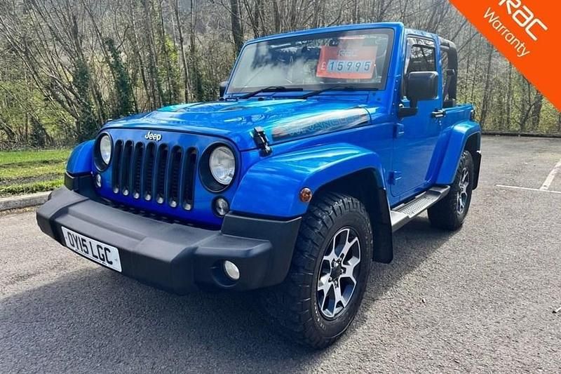 Used Jeep Wrangler Overland 197 HP (144 kW) 2015 Blue SUV