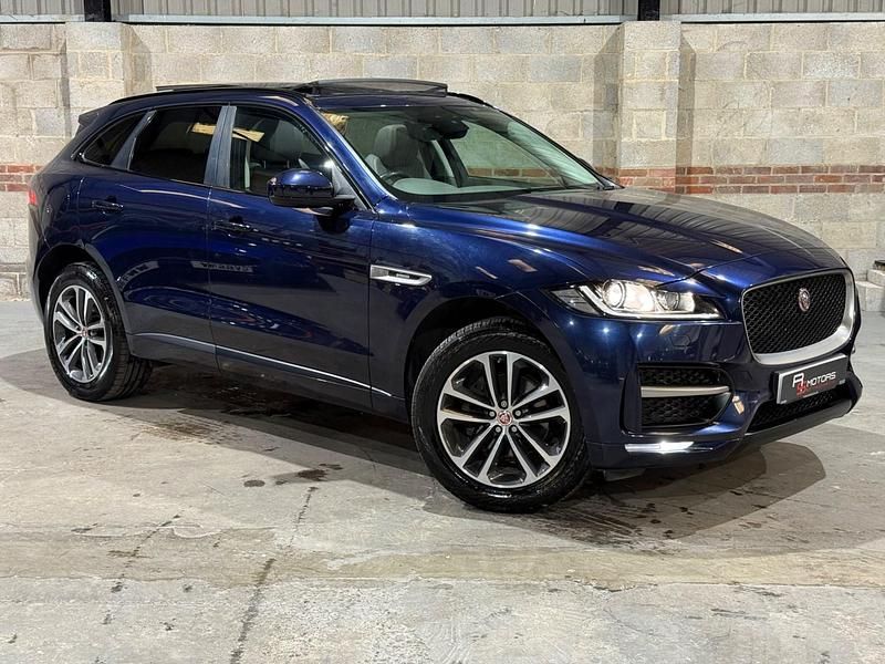 Blue Used 2018 Jaguar F-Pace R-Sport SUV | £17,990 (Fair price) - Image 1/4