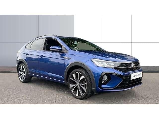 Reef blue metallic Used 2023 VW Taigo R-line SUV | £20,149 (Fair price) - Image 1/4