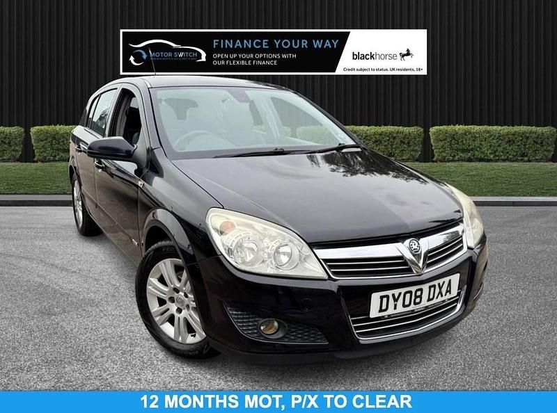 Black Used 2008 Vauxhall Astra Design Edition Hatchback | £1,495 (A bit pricey) - Image 1/4