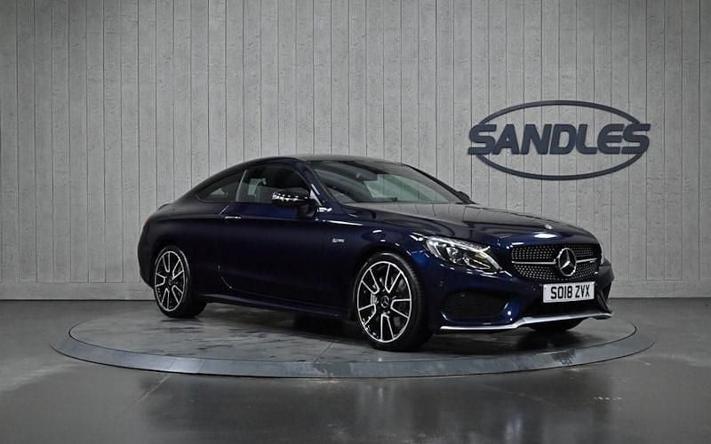 Blue Used 2018 Mercedes C43 AMG Premium Plus Coupe | £25,999 (Fair price) - Image 1/4