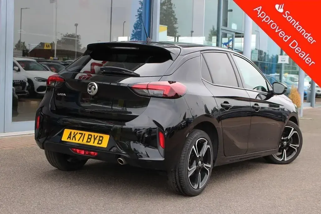 Used Vauxhall Corsa SRi 100 HP (73 kW) 2021 Black Hatchback