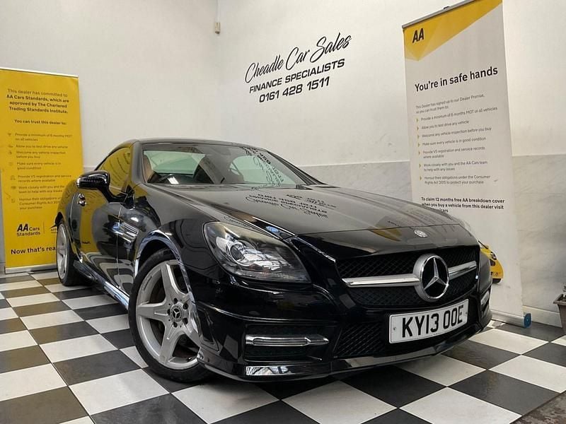 Black Used 2013 Mercedes SLK250 AMG Cabriolet | £7,995 (Fair price) - Image 1/3