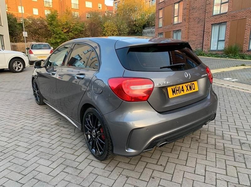 Used Mercedes A250 AMG 240 HP (176 kW) 2014 Grey Hatchback