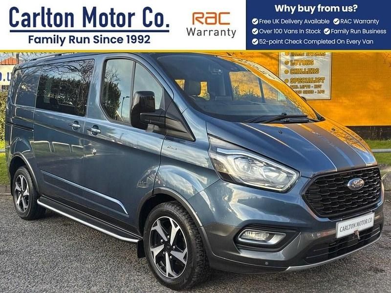 Used Ford Transit Custom Active 170 HP (125 kW) 2021 Blue Van