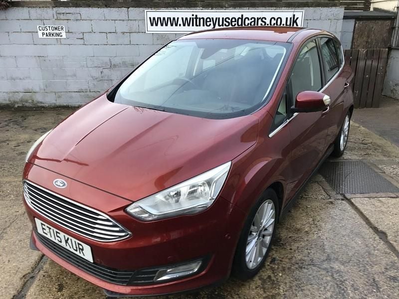 Red Used 2015 Ford C-MAX Titanium MPV | £6,395 (Fair price) - Image 1/4