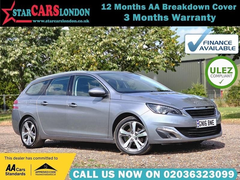 Grey Used 2016 Peugeot 308 Allure Estate | £6,300 (Fair price) - Image 1/4