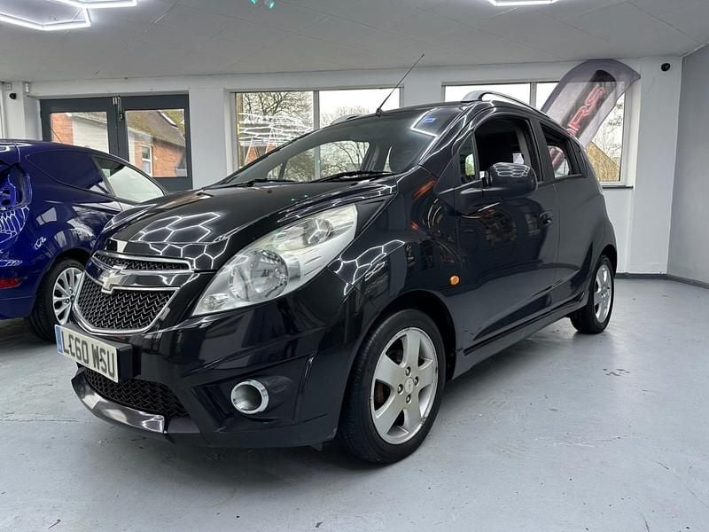 Black Used 2010 Chevrolet Spark LT Hatchback | £2,495 (Fair price) - Image 1/4