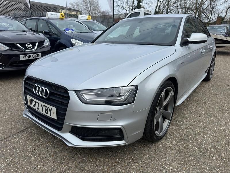 Used Audi A4 Black Edition 177 HP (130 kW) 2013 Silver Sedan