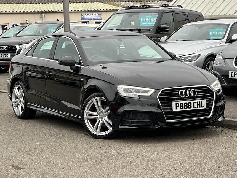 Black Used 2017 Audi A3 S-Line Sedan | £11,995 (Fair price) - Image 1/4