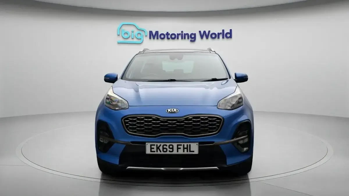 Used Kia Sportage GT-Line S 177 HP (130 kW) 2019 Blue SUV