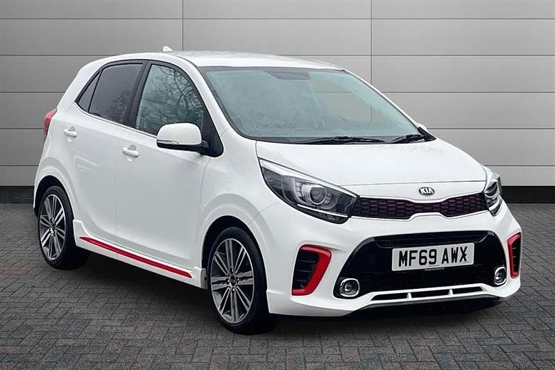Used Kia Picanto GT-Line 83 HP (61 kW) 2019 White Hatchback