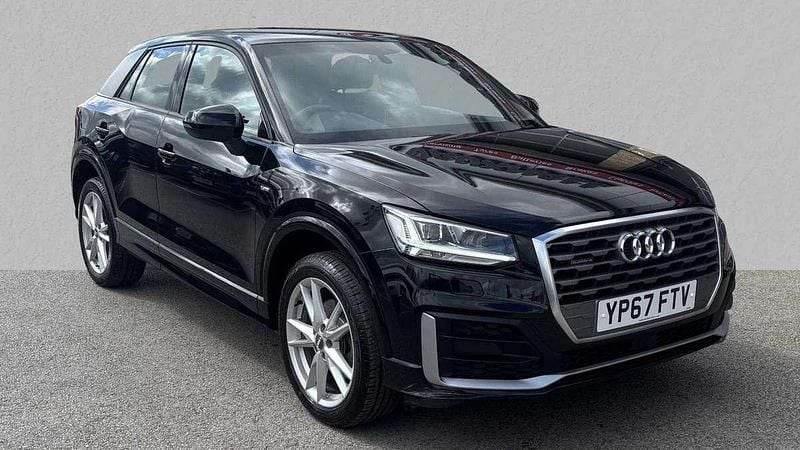 Black Used 2017 Audi Q2 S-Line SUV | £17,310 (Good price) - Image 1/4