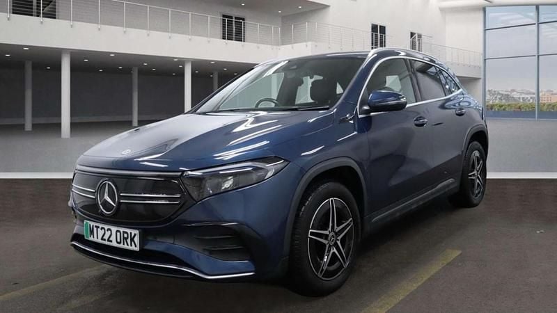 Blue Used 2022 Mercedes EQA300 AMG line SUV | £17,995 (Good price) - Image 1/3