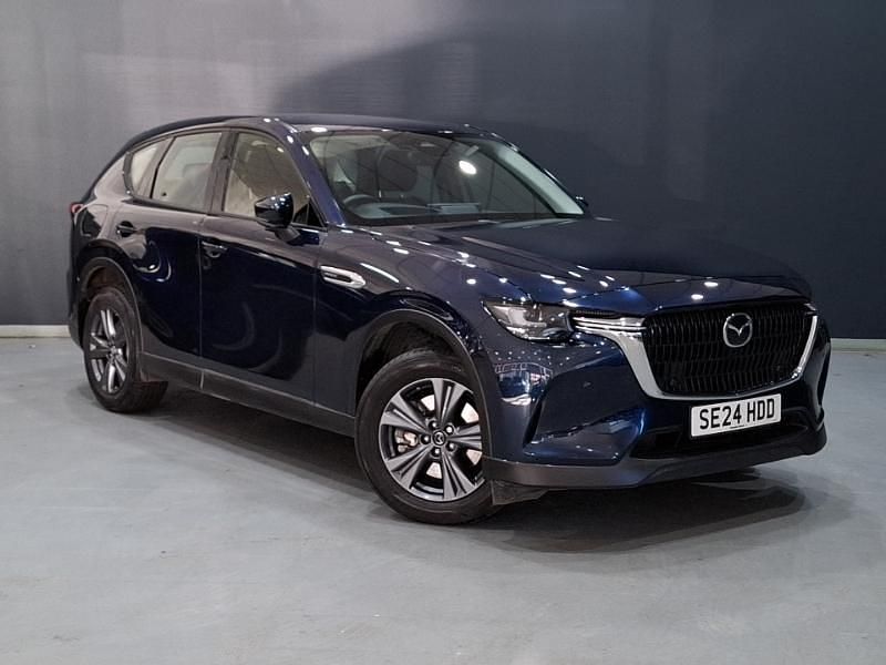Blue Used 2024 Mazda CX-60 Exclusive-Line SUV | £29,498 (Fair price) - Image 1/4