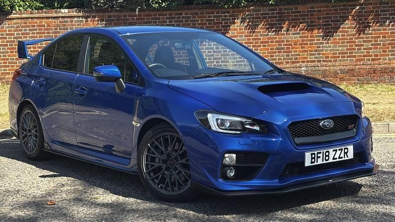 Blue Used 2018 Subaru WRX STI Sedan | £33,499 (Expensive) - Image 1/4