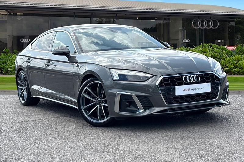 Grey Used 2024 Audi A5 S-Line Coupe | £29,990 (Good price) - Image 1/4