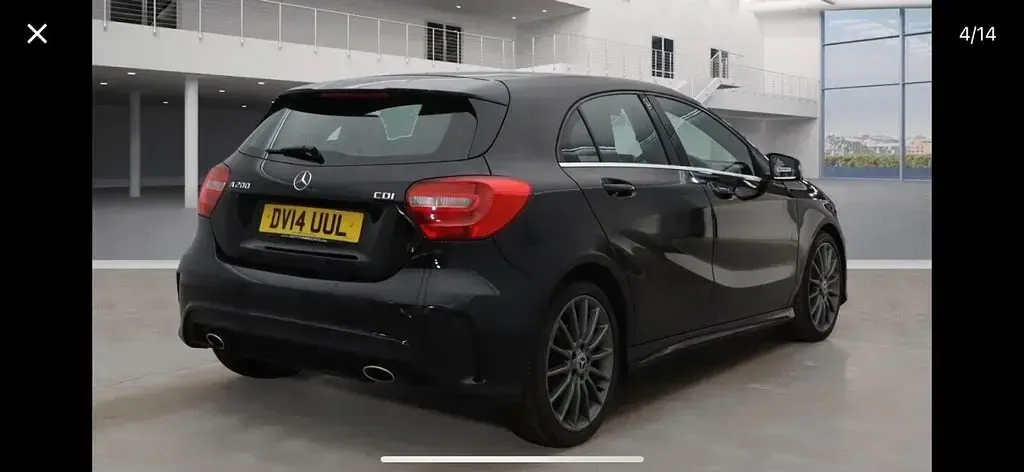 Begagnad Mercedes A200 AMG 136 HK (100 kW) 2014 Svart Halvkombi