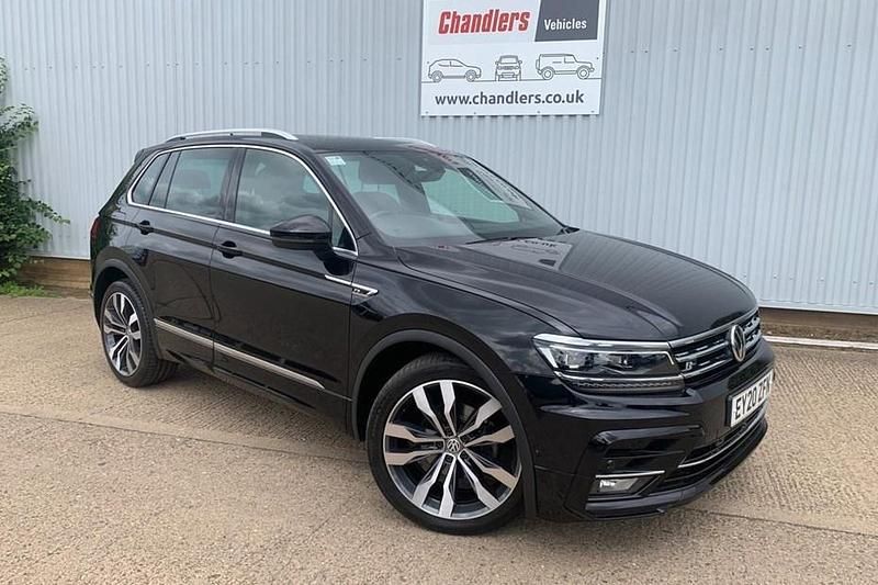 Black Used 2020 VW Tiguan R-line SUV | £20,990 (Good price) - Image 1/1