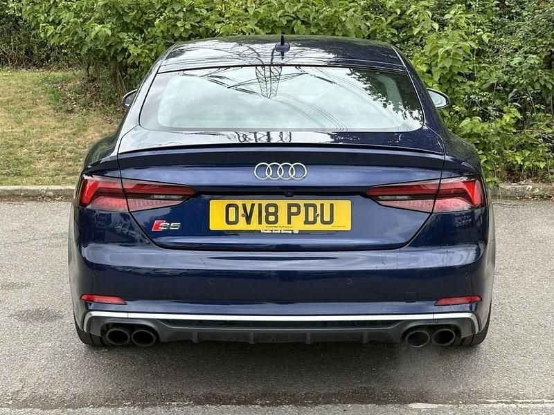 Used Audi S5 Sportback Design 354 HP (260 kW) 2018 Blue Hatchback