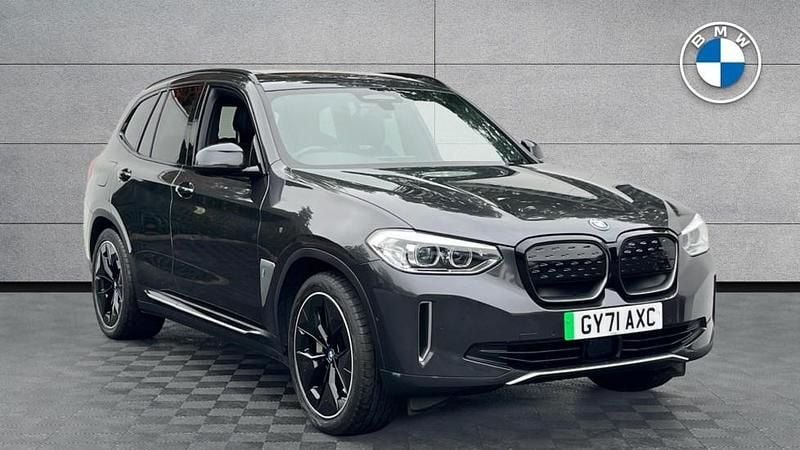 Grey Used 2021 BMW iX3 Shadowline SUV | £26,592 (Fair price) - Image 1/4