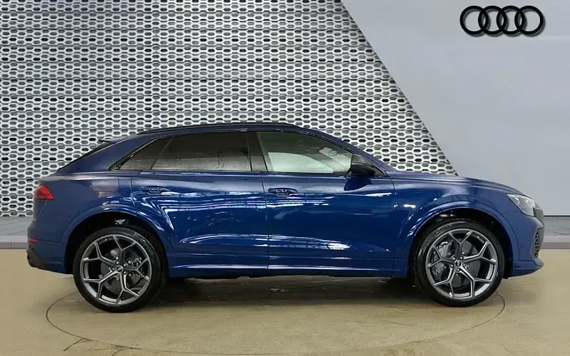 New Audi RS Q8 Design 640 HP (470 kW) 2026 Blue SUV