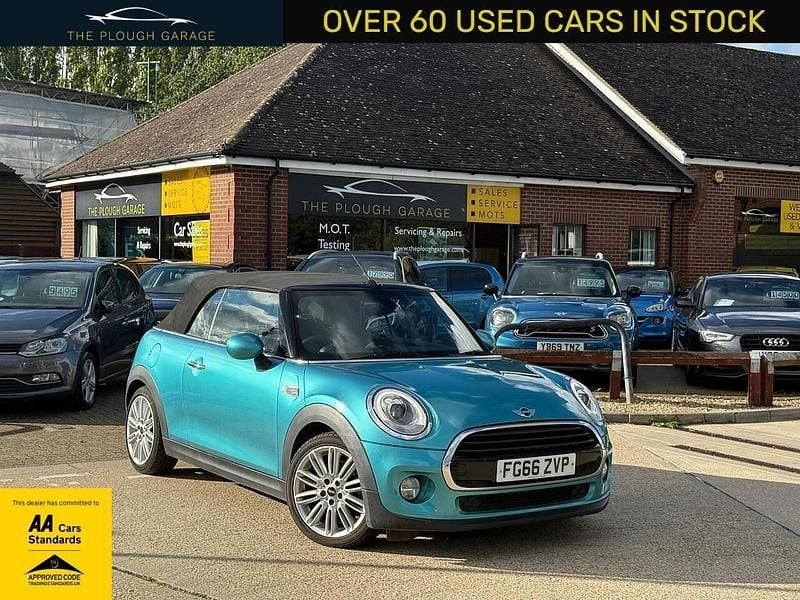Turquoise Used 2016 Mini Cooper Cabriolet Cabriolet | £12,995 (Fair price) - Image 1/4