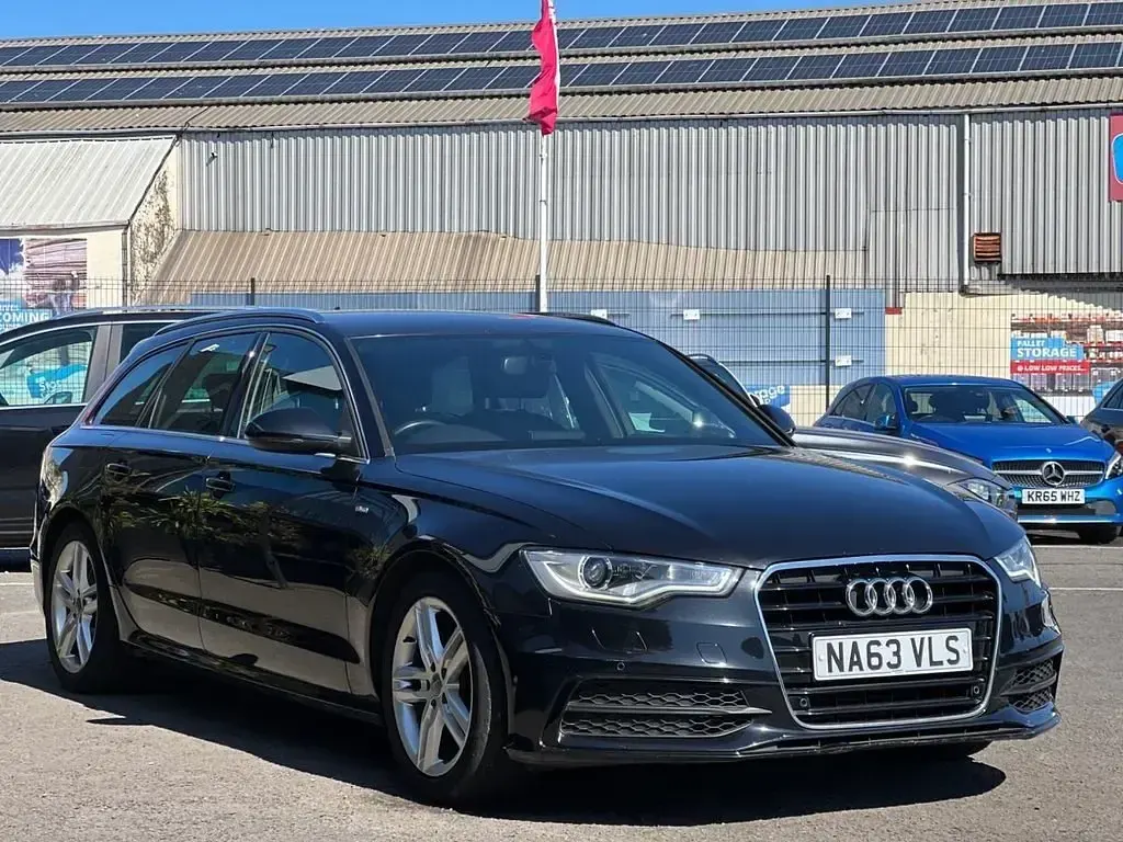 Used Audi A6 S-Line 177 HP (130 kW) 2013 Black Estate