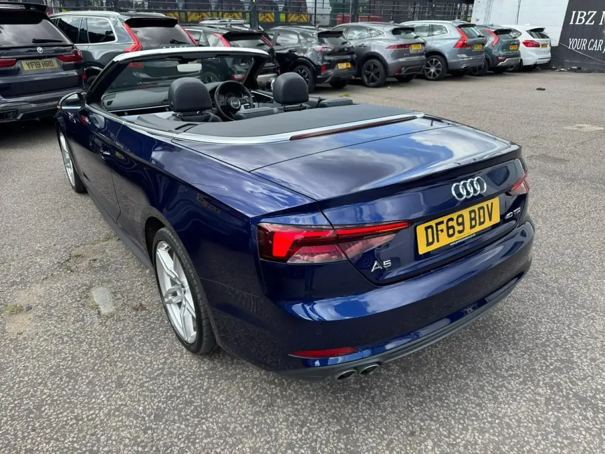 Używany Audi A5 Cabriolet S-Line 190 KM (139 kW) 2019 Niebieski Kabriolet