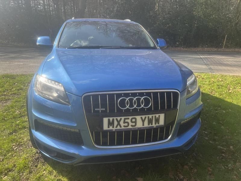 Begagnad Audi Q7 S-Line 240 HK (176 kW) 2009 Blå SUV