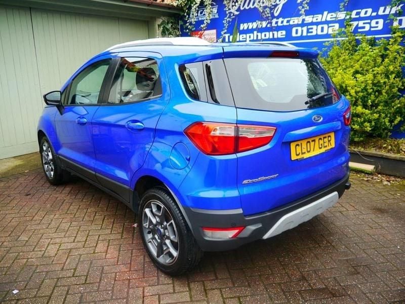 Used Ford Ecosport Titanium 125 HP (91 kW) 2015 Blue SUV