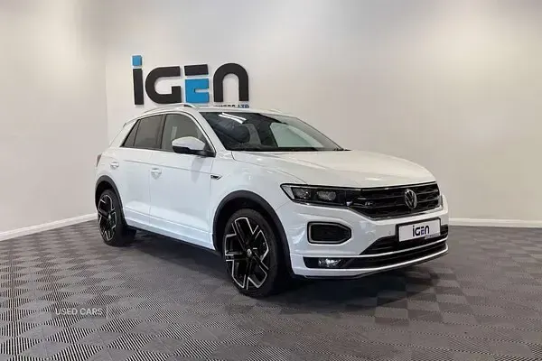 Used VW T-Roc R-line 150 HP (110 kW) 2021 White SUV