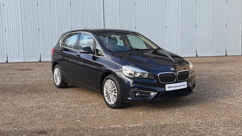 Blue Used 2016 BMW 218 Active Tourer Luxury Line MPV | £12,795 (Fair price) - Image 1/4