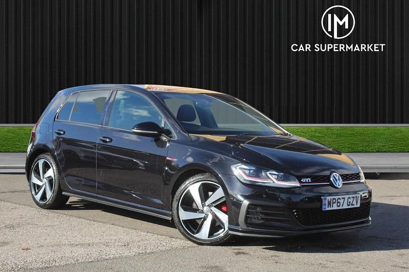 Black Used 2017 VW Golf VII GTI Hatchback | £13,285 (Fair price) - Image 1/4