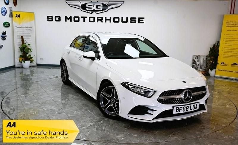 White Used 2018 Mercedes A200 AMG Line Premium Hatchback | £15,495 (Fair price) - Image 1/4