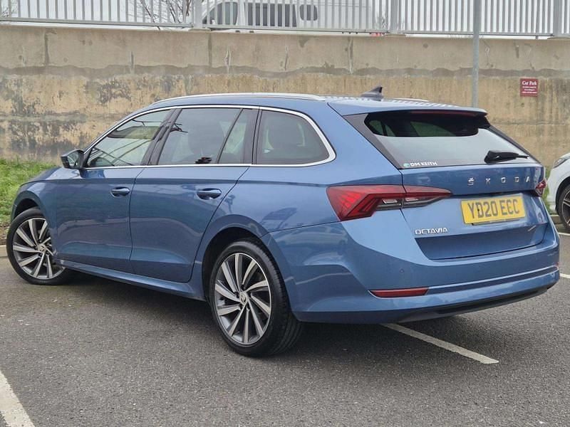 Used Skoda Octavia SE L First Edition 110 HP (80 kW) 2020 Blue Estate