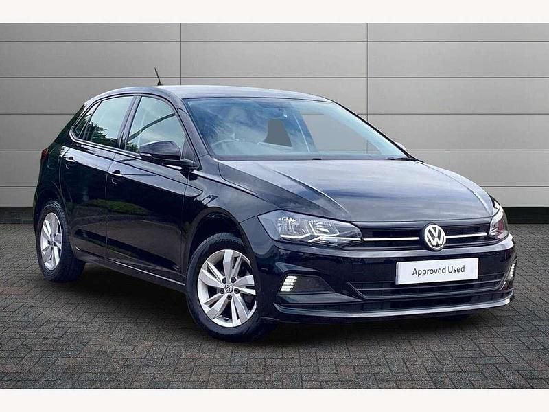 Black Used 2018 VW Polo SE Hatchback | £9,350 (Fair price) - Image 1/4