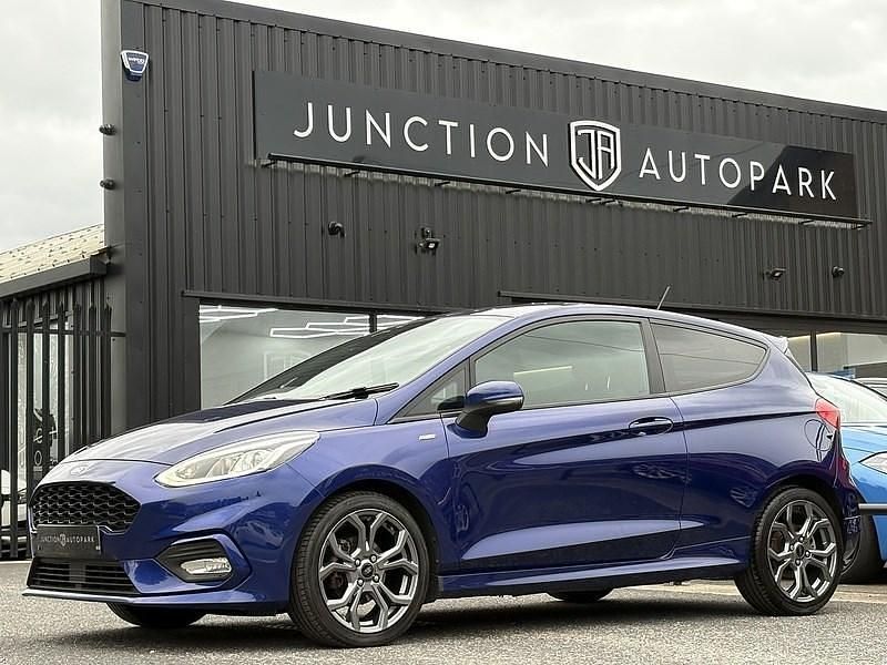 Used Ford Fiesta ST-Line 125 HP (91 kW) 2018 Blue Hatchback