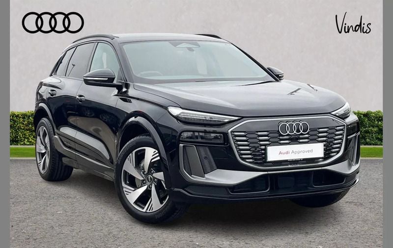 Black Used 2024 Audi Q6 e-tron S-Line SUV | £56,500 - Image 1/4