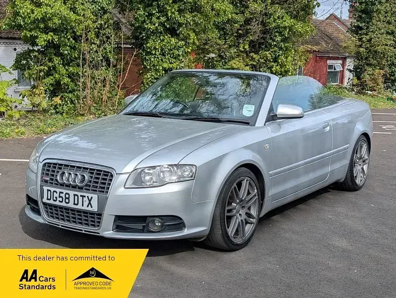 Used Audi A4 Cabriolet S-Line 2008 Silver Cabriolet