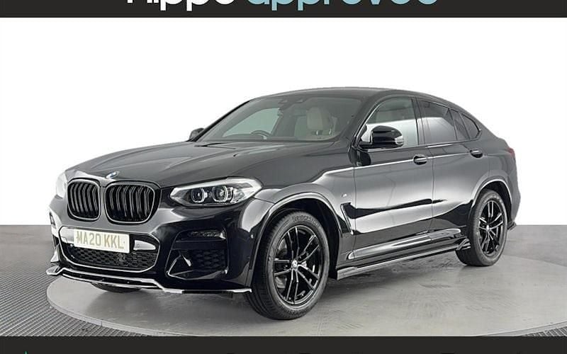 Black Used 2020 BMW X4 M Sport SUV | £28,920 (Fair price) - Image 1/4