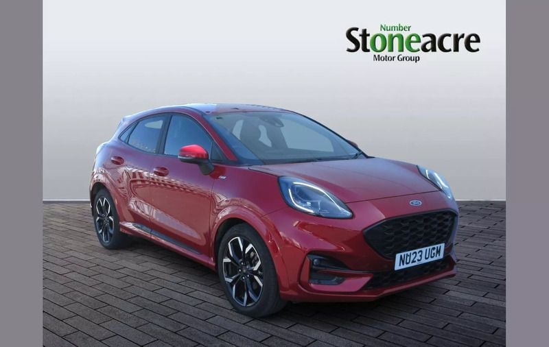 Red Used 2023 Ford Puma ST-Line X Hatchback | £17,000 (Good price) - Image 1/4