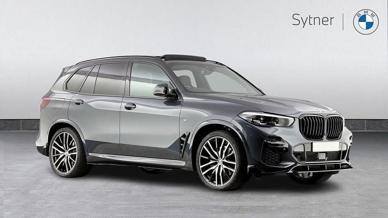 Grey Used 2022 BMW X5 M Sport SUV | £47,000 (Good price) - Image 1/4