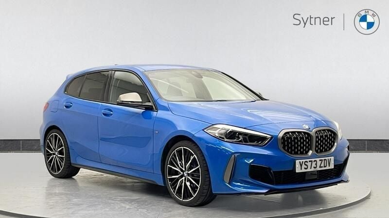 Blue Used 2023 BMW M135 Shadowline Hatchback | £27,750 (Good price) - Image 1/4